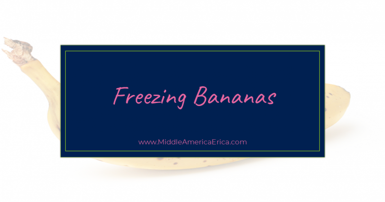Freezing Bananas