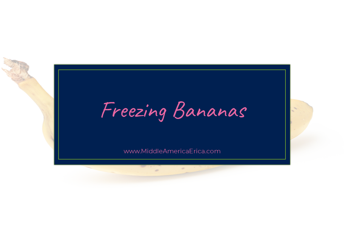 Freezing Bananas