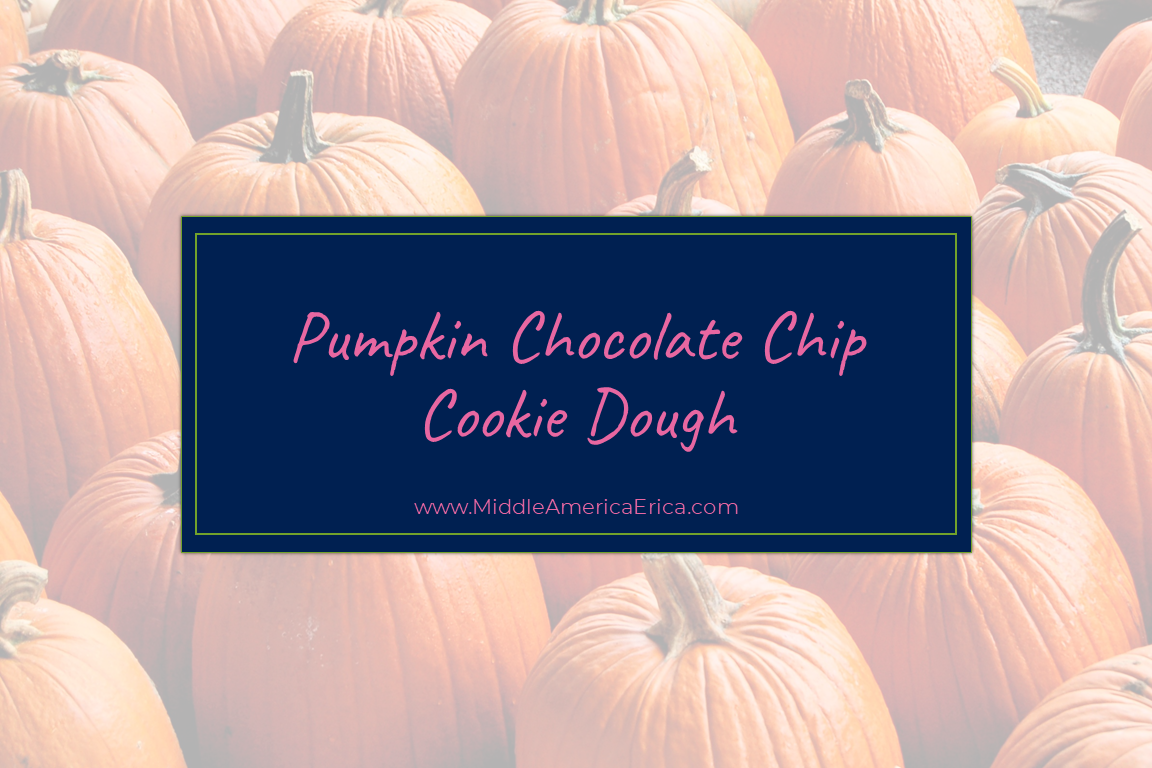 Pumpkin Chocolate Chip Cookie Dough Dip